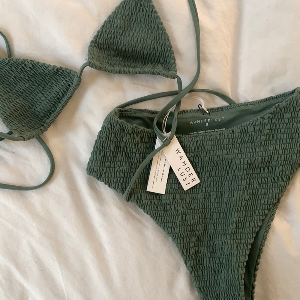 Wanderlust Bowie Bottom and CoCo top in Fern